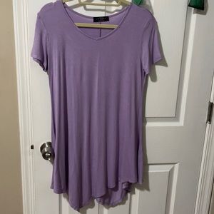 Lavender jersey tunic